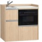 modulLINE ML 100 KOA Minik&uuml;che aus Holz mit Mikrowellenofen [15/25]