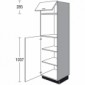 Geräteschrank mit 1 Drehtür und 1 Klappe [2/17]