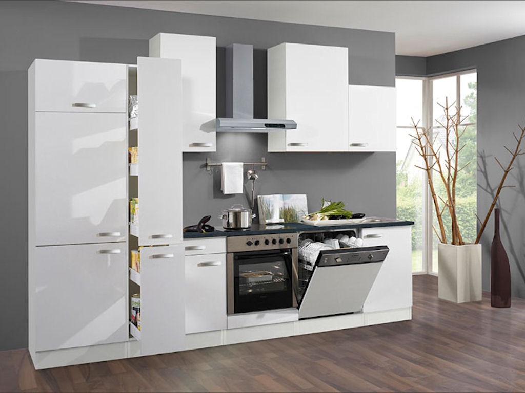 Apothekerschrank mit 5 Metall-Auszügen je 24 kg belastbar