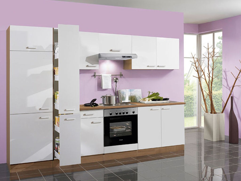 Apothekerschrank mit 5 Metall-Auszügen je 24 kg belastbar