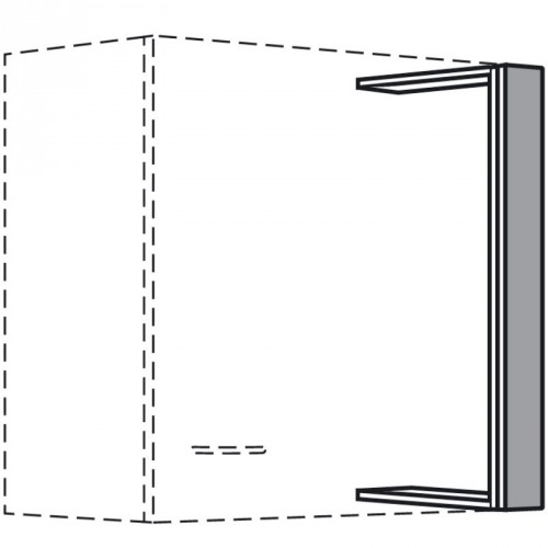 Blende für Hängeschränke mit 579 mm Höhe in Korpusfarbe
