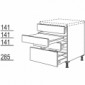 Unterschrank mit 1 Ausziehtisch [2/12]