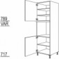 Hochschrank für Geräte-Umbauten, Backofen [2/9]