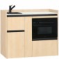 modulLINE ML 120F KOA Minik&uuml;che aus Holz mit Mikrowellenofen und 2 Ausz&uuml;ge [15/25]