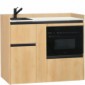 modulLINE ML 120F KOA Minik&uuml;che aus Holz mit Mikrowellenofen und 2 Ausz&uuml;ge [16/25]