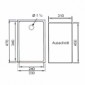 BLANCO mini medizinische Einbauspüle EE 3x4 [2/3]