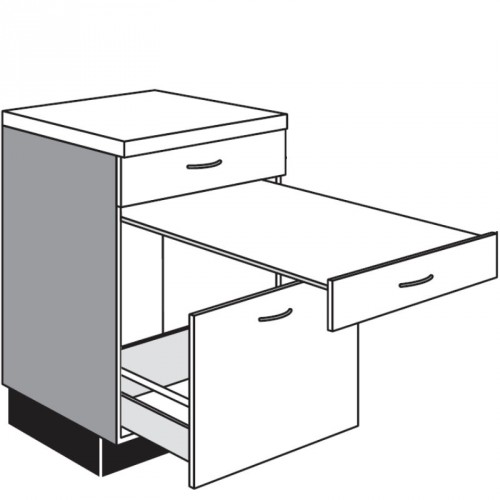 Unterschrank mit Ausziehtisch