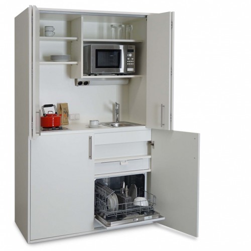 Schrankküche 120 cm Pro-Art designLINE PLUS inkl. Siemens Geschirrspüler