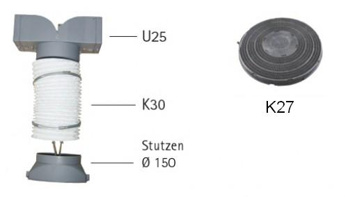 Umluftset mit Kohlefilter S21