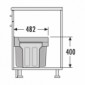 Mülleimer Einbau Hailo Terzett [2/3]