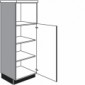 Highboardschrank für Einbaugeräte mit 1 Geräte-Drehtür [1/21]
