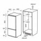 Einbaukühlschrank mit Gefrierfach 144 cm Nische [5/5]