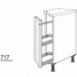 Auszugschrank diagonal mit durchgehender Tür [2/12]