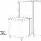 Höhenverstaz bei Eckschranklösungen von 1512 mm auf 720 mm Korpushöhe [2/12]