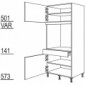 Hochschrank Umbauten für 30 Zoll breite Backöfen [2/9]