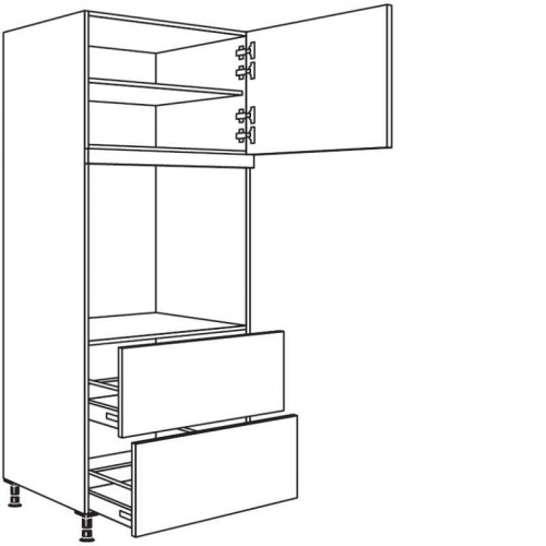 Hochschrank Umbauten für 30 Zoll breite Backöfen