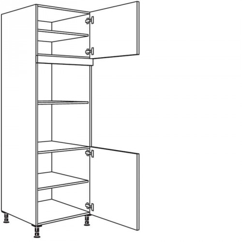 Hochschrank für Geräte-Umbauten, Mikrowelle und Dampfgarer