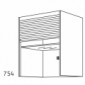 Aufsatzschrank Jalousie 754 mm [2/15]
