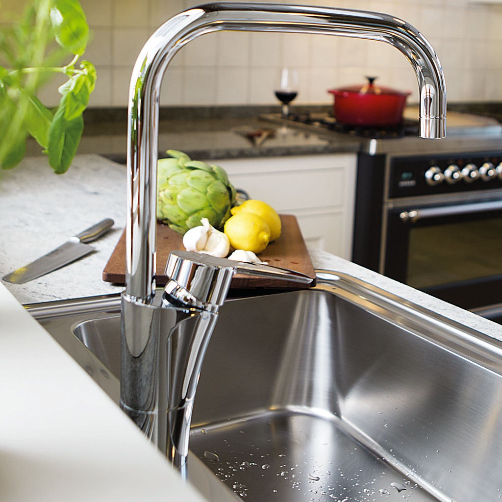 KOHLER Küchenspüle Prolific Edelstahl – 23 Zoll Einzelschale Mit Bambusbrett, Sieb & Abtropfgestell