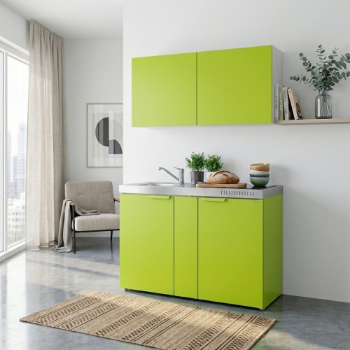 Minik&uuml;che Kleink&uuml;che mit Apothekerauszug und H&auml;ngeschrank