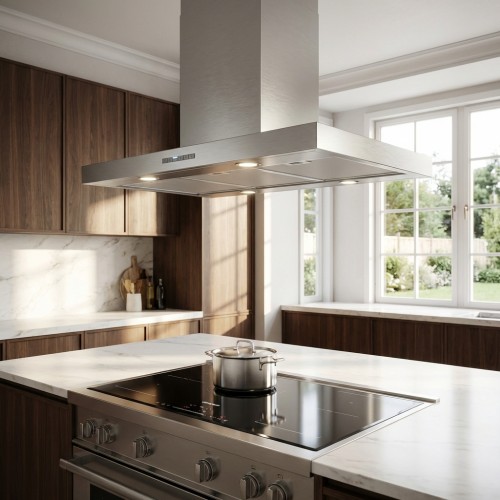 Inselhaube Edelstahl