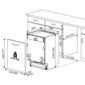 Büroküche 305 cm mit Glas-Hängeschränken [5/14]