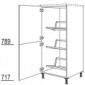 Highboard für Getränkekisten mit 1 verlaschte Tür [2/9]