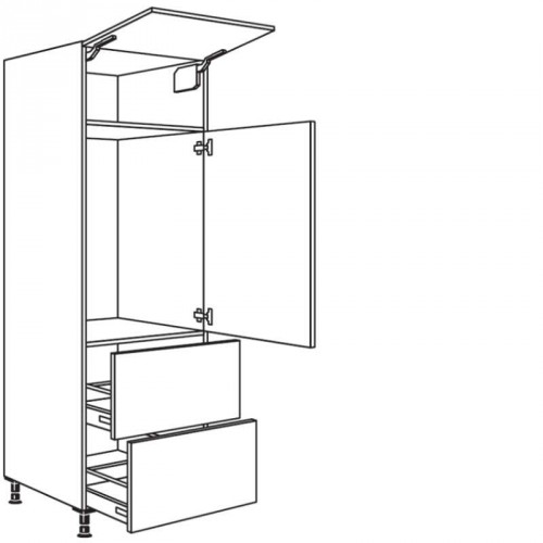 Hochschrank Geräte-Umbau für Kühlautomaten