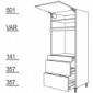 Hochschrank Umbauten für 30 Zoll breite Backöfen [2/9]