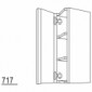 Wandschrank diagonal mit 2 Einlegeböden [2/13]