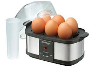 Eierkocher & Dampfgarer Aus Edelstahl – 2-stöckig, Für 14 Eier, 350W, Mit Messbecher & Hitzebeständigem Griff