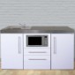 Miniküche Büroküche 160 cm breit mit Mikrowelle [3/19]