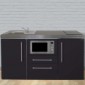 Miniküche Büroküche 160 cm breit mit Mikrowelle [9/19]