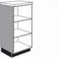 Highboard-Regal für die Küche mit variabler Breite von 150-600 mm [1/16]