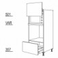 Highboard für Geräte-Umbauten für Mikrowelle und Backofen [2/9]