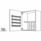 Wandschrank mit 6 Schütten aus Kunststoff [2/13]