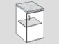 Unterschrank mit Arbeitsplatte und 1 Boden 40 - 60 cm [1/2]