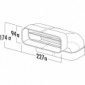 Rohrbogen vertikal 90° für Lüftungsrohr [2/2]