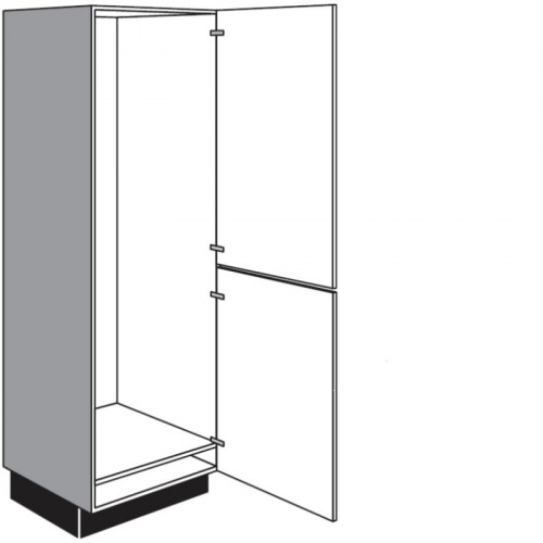 Geräteumbauschrank mit 2 Geräte-Drehtüren