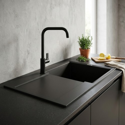 Kunstgranitsp&uuml;le Bari 10 mit Abtropffl&auml;che