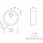 Rundbecken für medizinischen Bereich L18 390 KGCC [2/5]