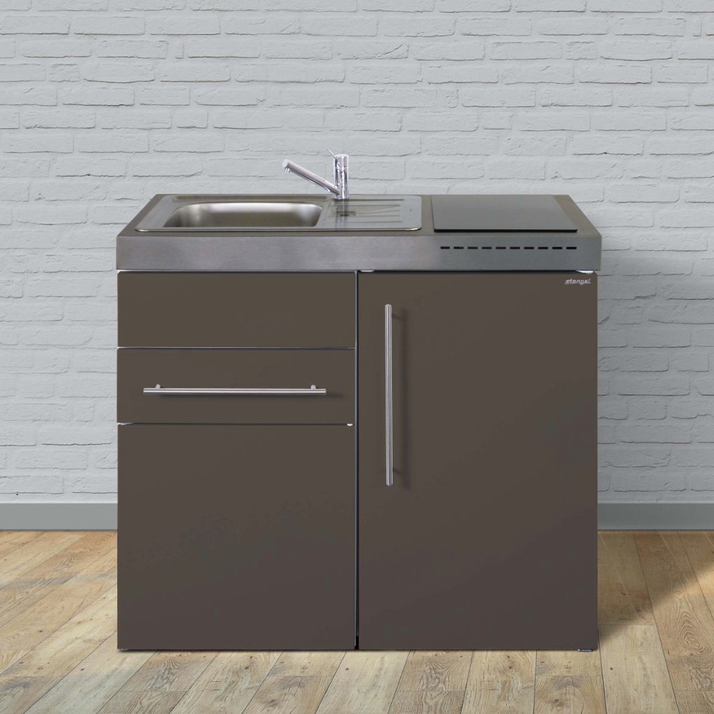 Kleinküche 110 cm breit mit Schublade