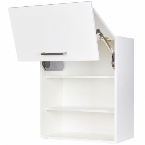 Oberschrank Wandschrank mit Falt-Lifttür WFL60-01 mit 1 Falt-Lifttür und 2 verstellbare Einlegeböden