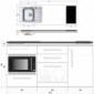 Büroküche 170 cm breit mit Mikrowellenofen, Geschirrspüler [27/30]