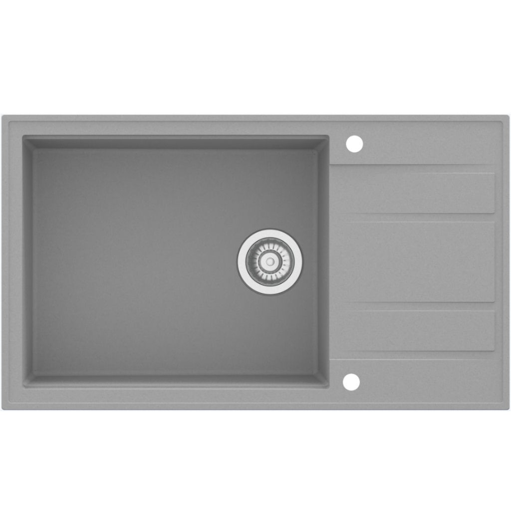 Kunstgranit Spüle mit kleiner Abtropffläche Natura 200 Plus