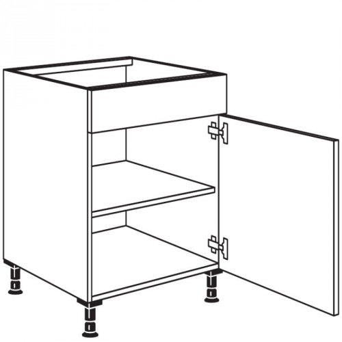 Kochstellenschrank mit 1 Tür