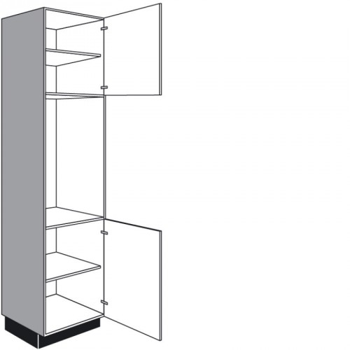 Seitenschrank für Einbaugeräte mit 2 Drehtüren