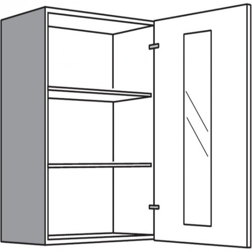 Hängeschrank mit 1 Rahmenglastür