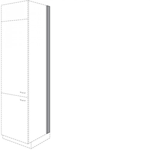 Passleiste für Seitenschrank in Korpusfarbe