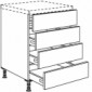 Auszugschrank mit 4 Schubkästen [1/12]